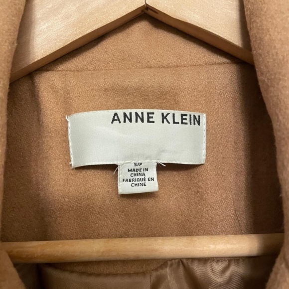 Anne Klein Wool Camel Coat - Picture 5 of 6